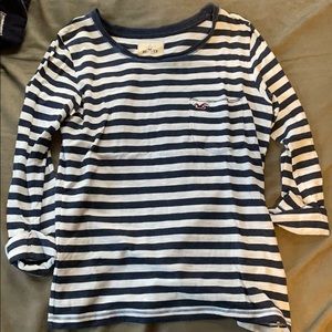 Hollister 3/4 length t-shirt